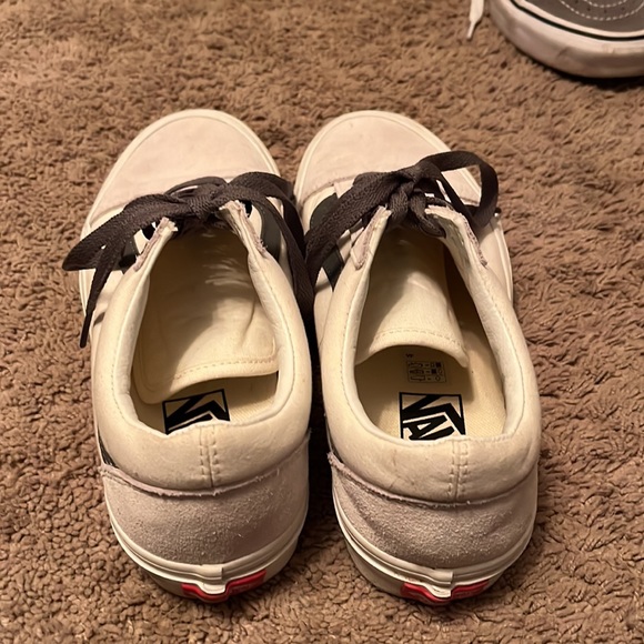 Grey and white low top vans - Picture 2 of 3